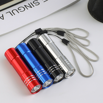 Mini rankinis žibintuvėlis, aliuminio lydinio korpusas, 5W LED, IPX4, 100 m spindulys