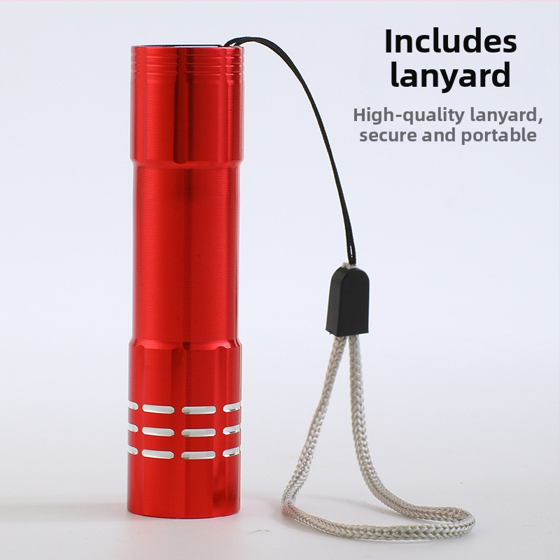 Mini rankinis žibintuvėlis, aliuminio lydinio korpusas, 5W LED, IPX4, 100 m spindulys