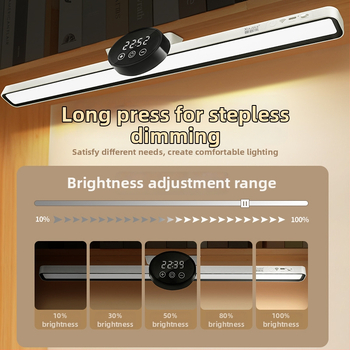 Laiko stalo lemputė su akių apsauga — magnetinė mokymosi LED lemputė, 7W, įkraunama baterija, nuotolinis valdymas, CRI ≥90, CE sertifikatas