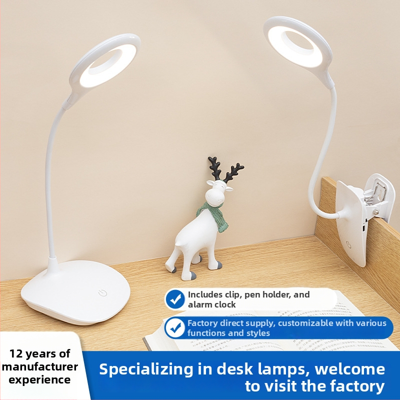 LED įkraunama stalinė lemputė – USB sulankstomas liečiamasis šviesos reguliavimas, 5W, įmontuota baterija, nakties šviesa ir mokymosi lemputė, modelis WS-601, Vorsa