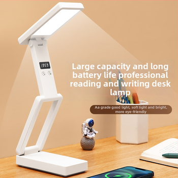 Sulankstoma stalinė lemputė su skaitmeniniu ekranu, įmontuota baterija ir Power Bank funkcija, liečiamasis valdymas, ABS gaubtas, CRI ≥ 90