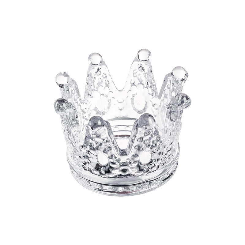 Držač za nokte s krunom, staklena kristalna čašica i LED fototerapijsko pero