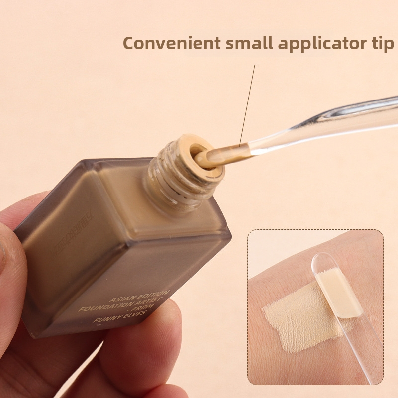 Skladacia priehľadná paleta na make-up na foundation — 33 g, doska na miešanie a skladovanie pre profesionálnych vizážistov