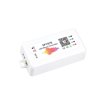 Controler LED SP107E Symphony pentru bandă WS2811, control Bluetooth APP, reglare intensitate, 1024 puncte IC, DC5-24V