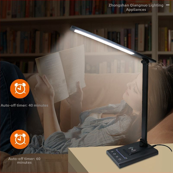 LED naktinė lemputė lovai su akių apsauga, aukštas CRI ≥90, lietimui jautrus valdymas, metalinis gaubtas, CE sertifikatas