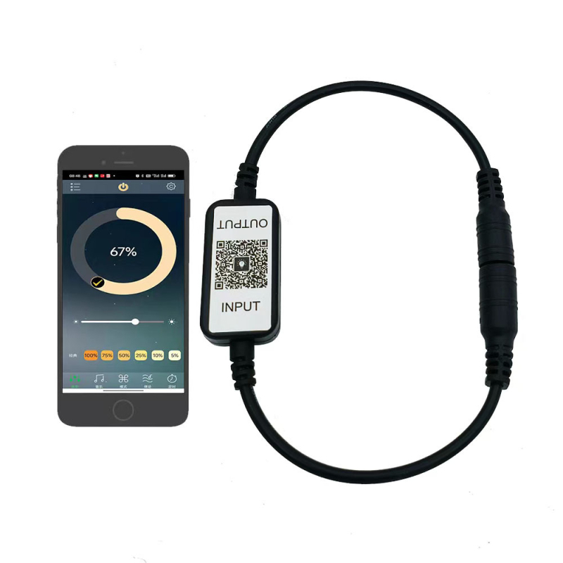 LED Bluetooth valdiklis LED juostelei — kompaktiškas su 11 mygtukų, belaidė šviesos kontrolė, WM-BT021A, Willumette