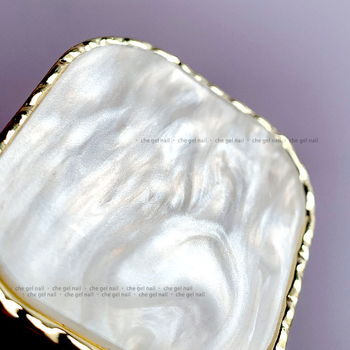 Δίσκος επίδειξης τέχνης νυχιών — Δαχτυλίδι‑παλέτα για ζωγραφισμένα gel νύχια με ηλεκτροπλαστική επίστρωση, Che Gel, Γκουανγκτζού (καθαρή περιεκτικότητα 0,05)