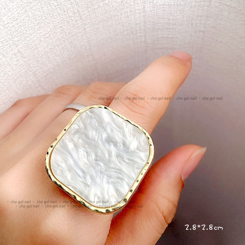 Δίσκος επίδειξης τέχνης νυχιών — Δαχτυλίδι‑παλέτα για ζωγραφισμένα gel νύχια με ηλεκτροπλαστική επίστρωση, Che Gel, Γκουανγκτζού (καθαρή περιεκτικότητα 0,05)