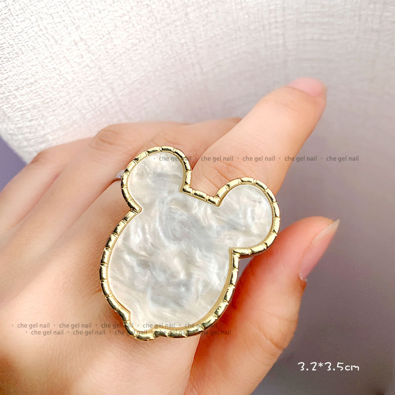 Δίσκος επίδειξης τέχνης νυχιών — Δαχτυλίδι‑παλέτα για ζωγραφισμένα gel νύχια με ηλεκτροπλαστική επίστρωση, Che Gel, Γκουανγκτζού (καθαρή περιεκτικότητα 0,05)