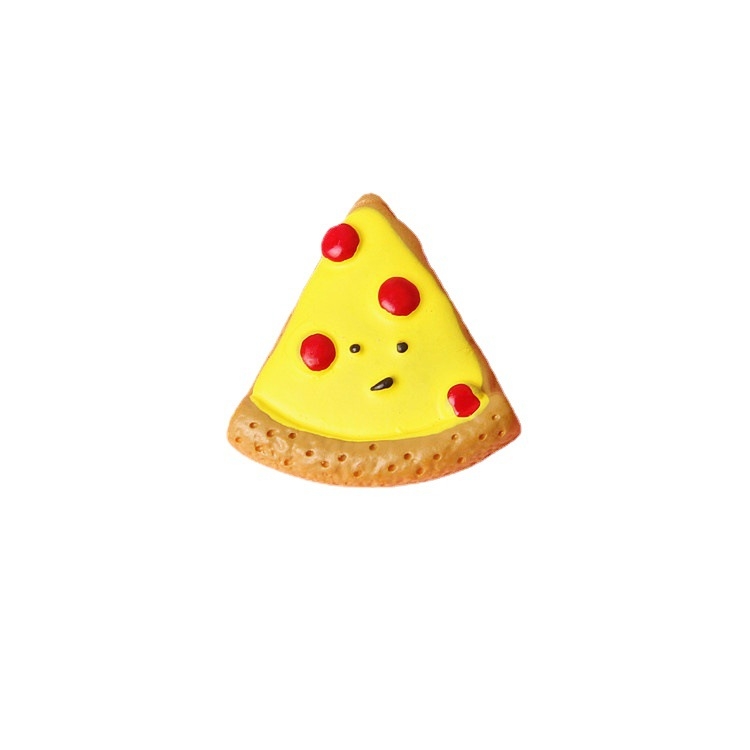 DIY smola: Ananas-pizza kremna tema — kućište za telefon, kutija za uredske potrepštine i magnetska naljepnica za hladnjak s мотивом pizze, kapanje ulja, stil svježe i slatko