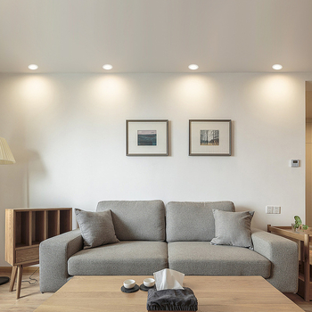 LED downlight, montaj ascuns și ultra-subțire, corp circular PVC, 220V Star View II