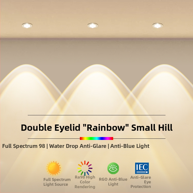 Sisseehitatud LED ultraõhuke seina pesulamp elutoas, 220V, CRI≥95, alumiiniumkorpus, seinaline juhtimine