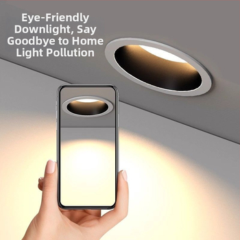 LED ugrađeni plafonski downlight, podesiv s tri cijevi, 2700–6000K, CRI ≥90