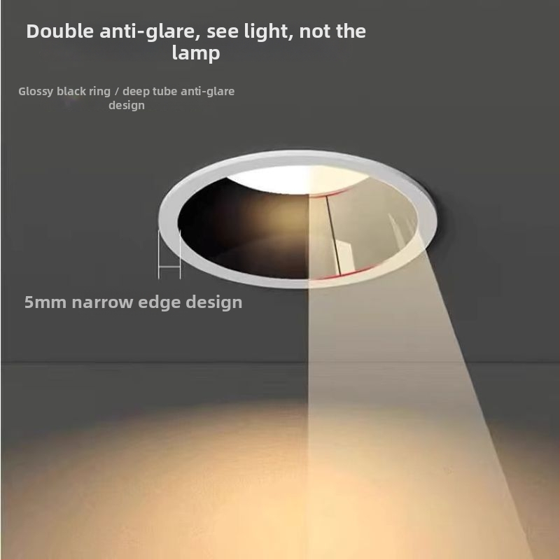 LED ugrađeni plafonski downlight, podesiv s tri cijevi, 2700–6000K, CRI ≥90