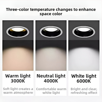 Downlight od aluminijske legure, 6-10W, CRI ≥90, 4000K/6000K