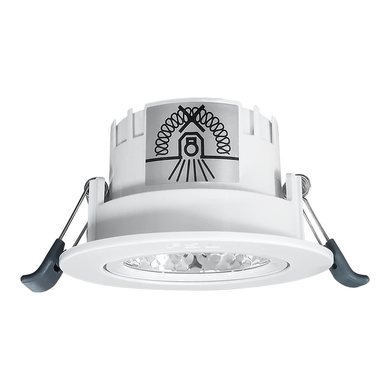 LED вградена таванна спот светлина с антиблясък дизайн, 220V, управление от стената, PVC корпус, CRI 70–79