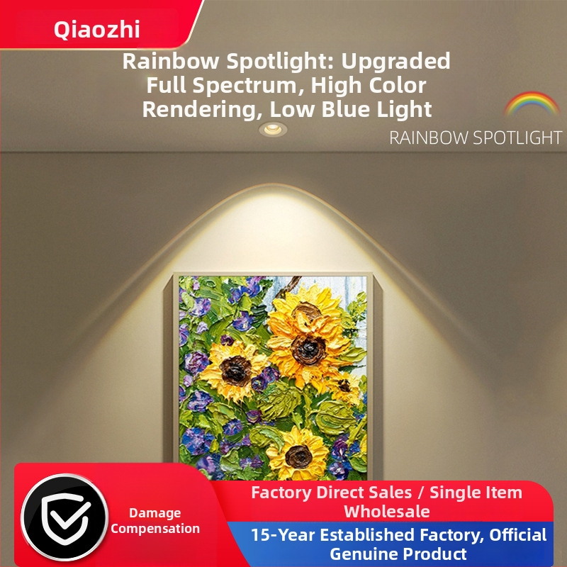 Downlight LED încastrat pentru tavan, 220V, temperatură de culoare 3000K/4000K/5000K/6000K, CRI ≥90, instalare ascunsă