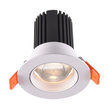 LED вградена таванна лампа с алуминиев корпус, 220V, CRI ≥95, бутонен превключвател