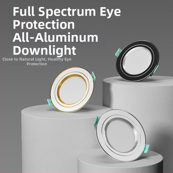 LED laevalgustus Downlight; täis spekter, anti-sinine valgus; CRI ≥90; 220V; peidetud paigaldus