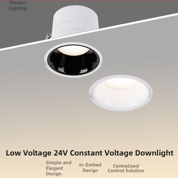 COB LED sissehitatud laelamp, 24V, 3000–6000K, CRI ≥90, peidetud paigaldus