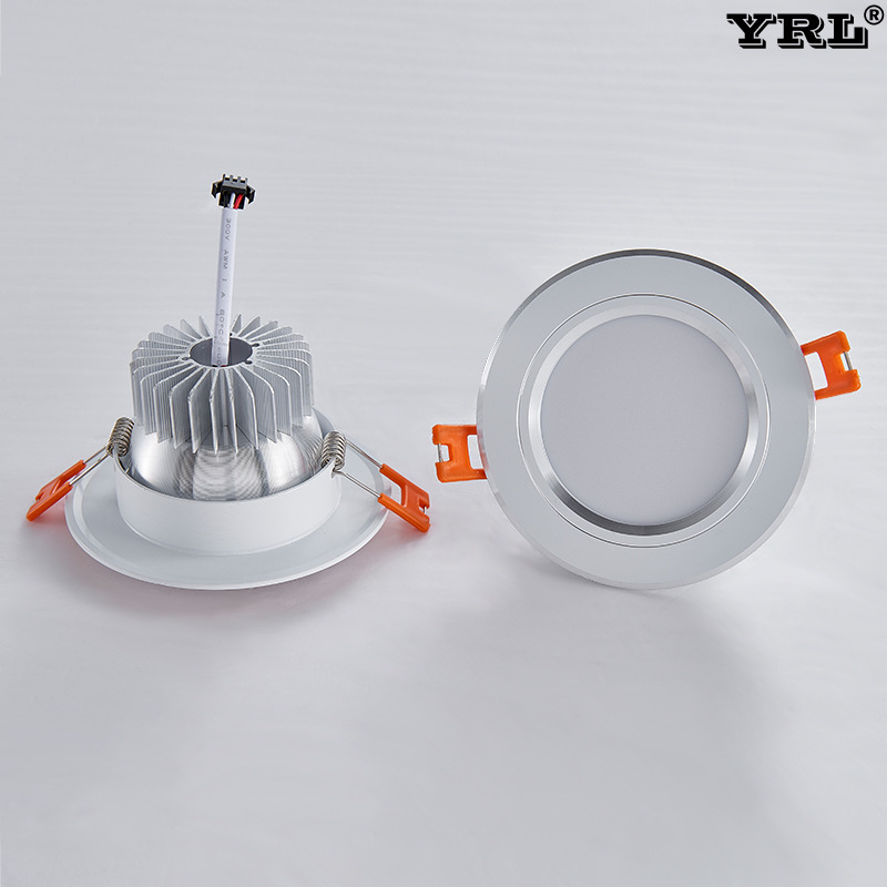 Downlight LED pentru tavan, instalare ascunsă, decupaj 65-90 mm, tensiune 85-265V, 3000/4000/6000K, CRI 80-89, durată de viață 30.000 h