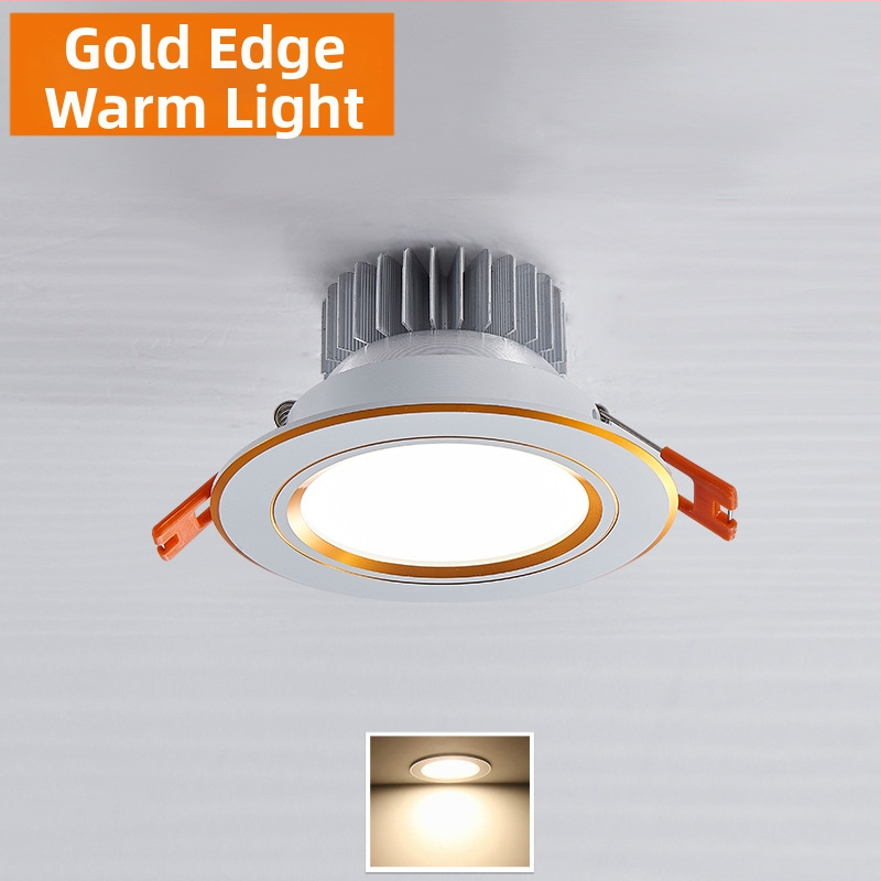 LED laevalgusti downlight kinnise paigaldusega, ava 65–90 mm, pinge 85–265V, 3000/4000/6000K, CRI 80–89, eluiga 30 000 h