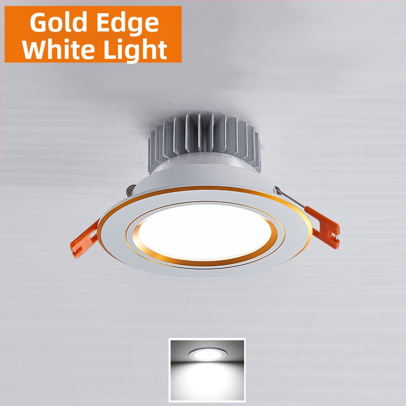 LED laevalgusti downlight kinnise paigaldusega, ava 65–90 mm, pinge 85–265V, 3000/4000/6000K, CRI 80–89, eluiga 30 000 h