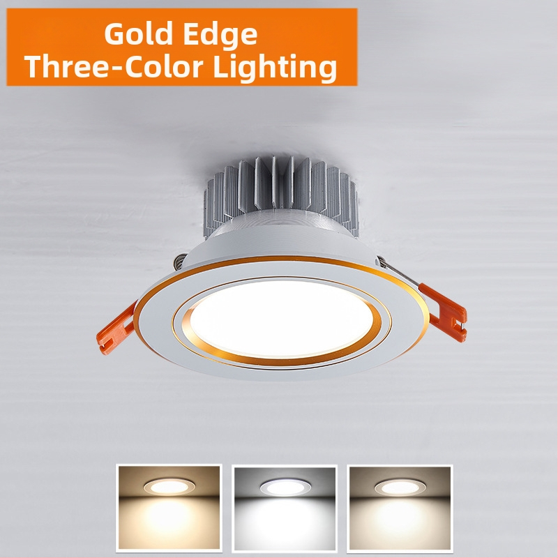 LED laevalgusti downlight kinnise paigaldusega, ava 65–90 mm, pinge 85–265V, 3000/4000/6000K, CRI 80–89, eluiga 30 000 h