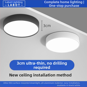 Downlight LED, montare pe suprafață, lumina circulară pentru tavan, CRI ≥90, 111–240V, durată de viață 5000h