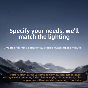 Sisse ehitatud COB prožektor elutoa lae jaoks, alumiiniumkorpus, 220V, CRI ≥95, nupulüliti