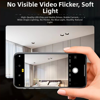 LED laevalamp downlight reguleeritava värvitemperatuuriga, CRI ≥ 90, 111–240V