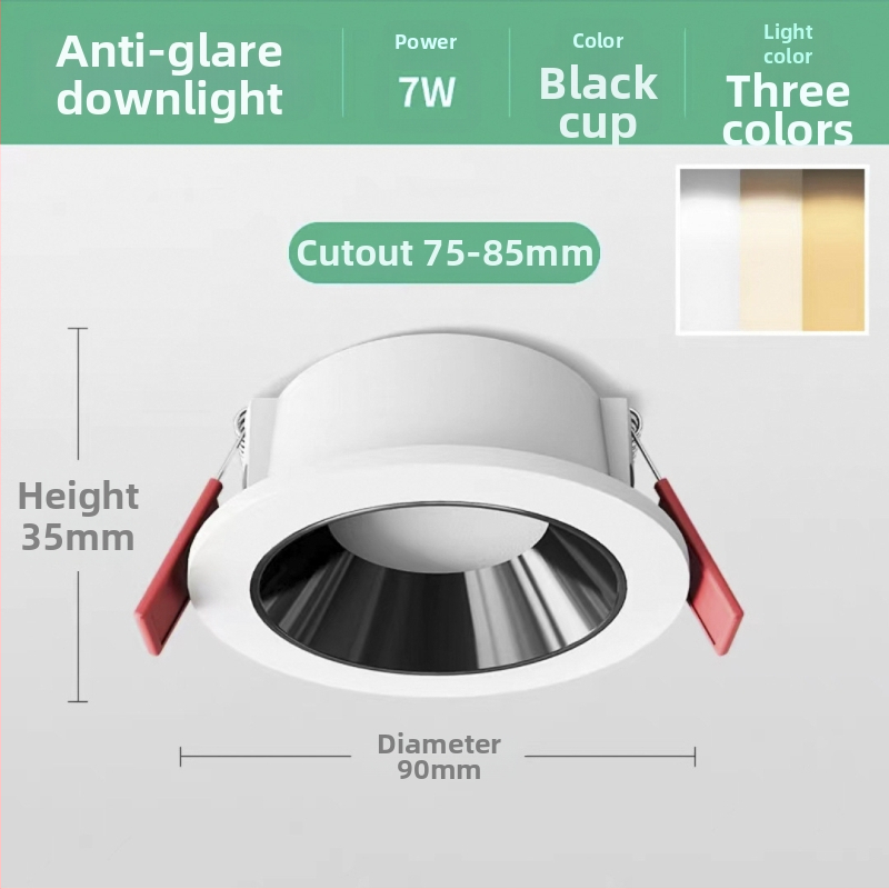LED laevalamp downlight reguleeritava värvitemperatuuriga, CRI ≥ 90, 111–240V