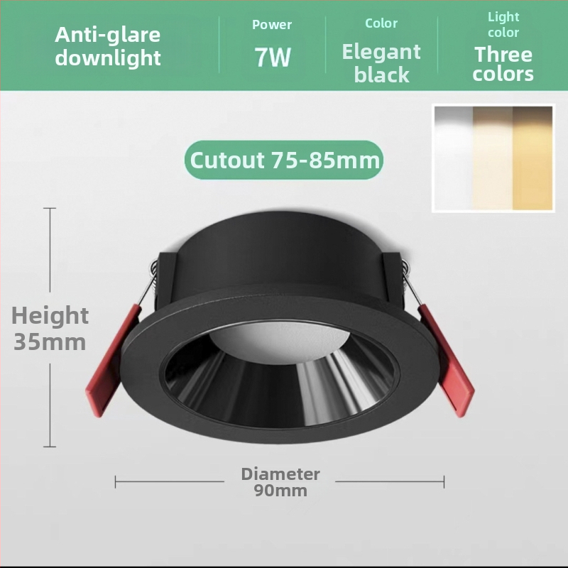LED laevalamp downlight reguleeritava värvitemperatuuriga, CRI ≥ 90, 111–240V