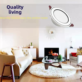 LED downlight încastrat pentru tavan, gaură 75 mm, corp 100 mm, 4500K, montaj ascuns