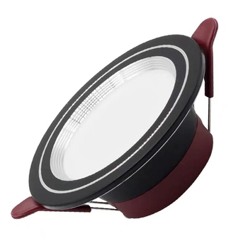 LED downlight încastrat pentru tavan, gaură 75 mm, corp 100 mm, 4500K, montaj ascuns