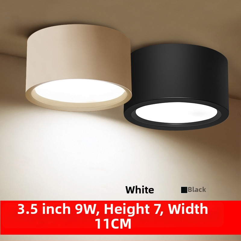 LED pinnale paigaldatav downlight koridoridele ja kauplustele, 220V, CRI ≥90, tööiga 20000 h, pinnapealne paigaldus