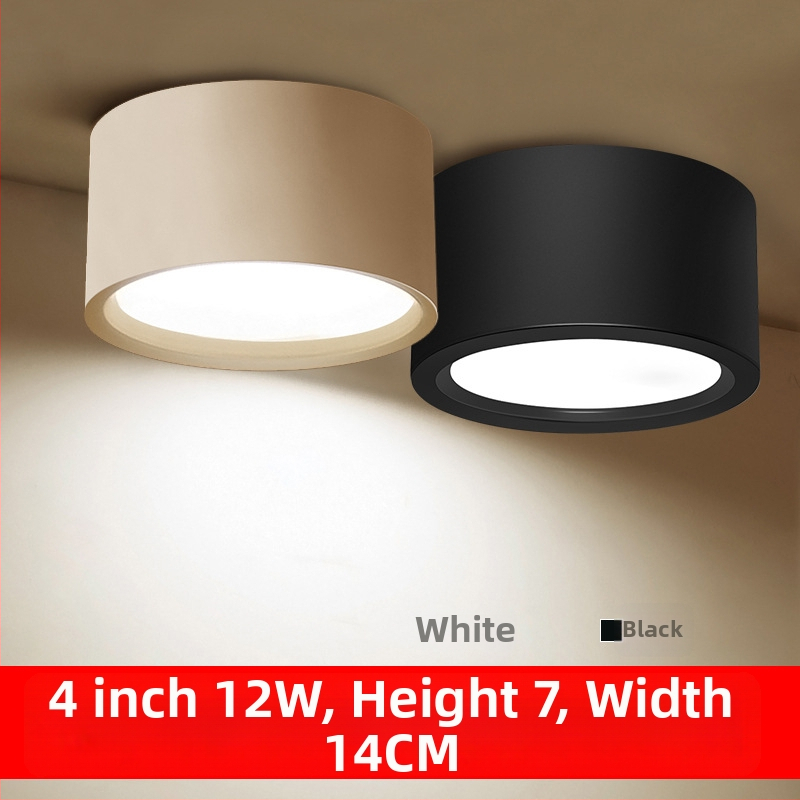 LED pinnale paigaldatav downlight koridoridele ja kauplustele, 220V, CRI ≥90, tööiga 20000 h, pinnapealne paigaldus