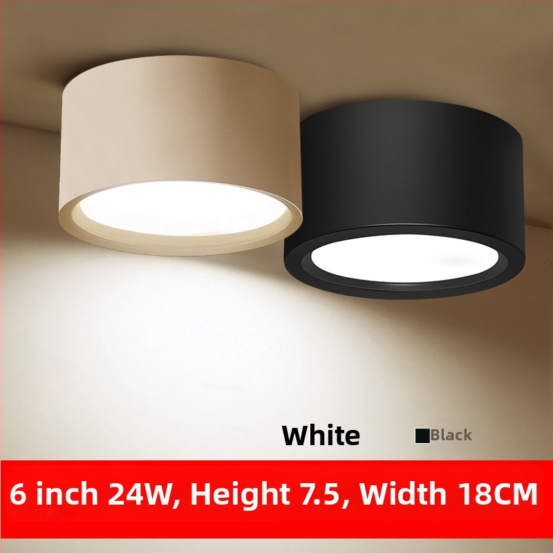 LED pinnale paigaldatav downlight koridoridele ja kauplustele, 220V, CRI ≥90, tööiga 20000 h, pinnapealne paigaldus