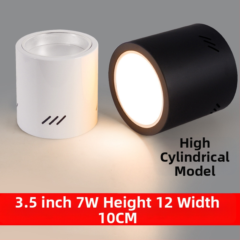 LED pinnale paigaldatav downlight koridoridele ja kauplustele, 220V, CRI ≥90, tööiga 20000 h, pinnapealne paigaldus