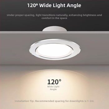 LED laevalgusti – ultraõhuke alumiiniumkorpus, peidetud paigaldus, 6500K päevavalgus, 220V, CRI 70–79