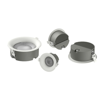 Downlight COB IP65 rezistent la apă, 220V, 2700-600K, carcasă din aluminiu