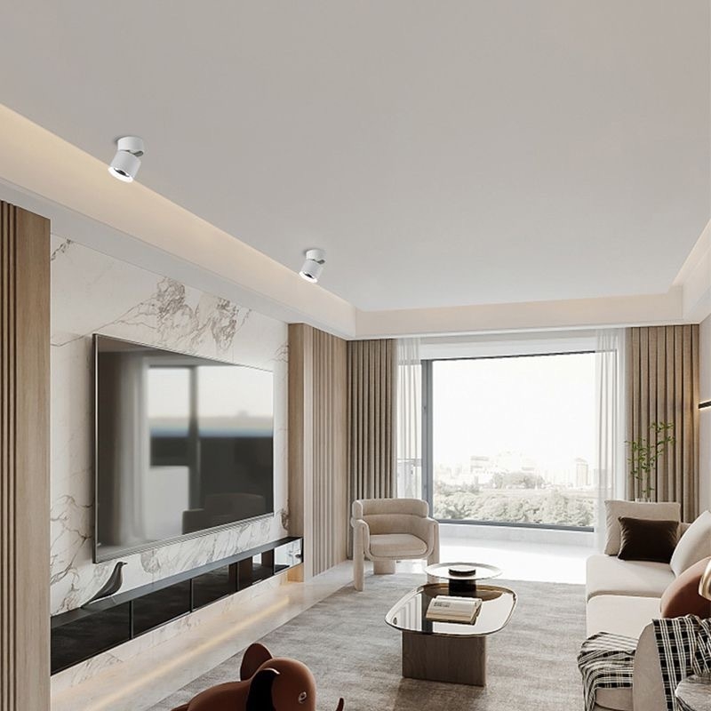 Felszínre szerelt LED spot lámpa összecsukható, forgatható fejjel, 220V, alumínium ház