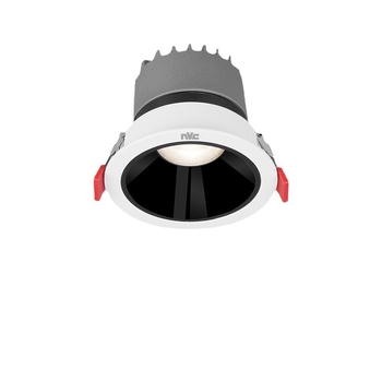 Анти-отразяваща вградена LED прожектор RA97, CRI≥95, 220V, алуминиев корпус, NVC, модерен стил