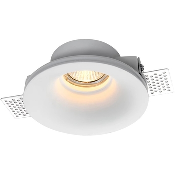 Downlight din ipsos cu GU10, LED, 6-10W, 220V, dimming în trei tonuri (3000K/4000K/6000K), CRI ≥90, instalare ascunsă