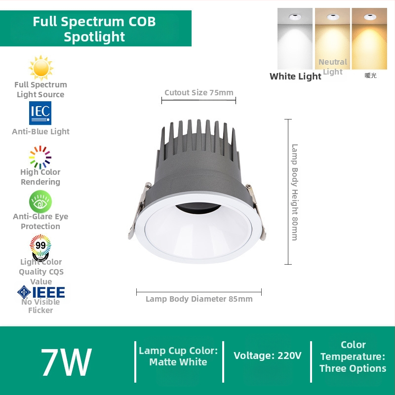LED valgus kodumajuseks, sisse ehitatud laevalgusti, 220V, Puri kiip, alumiiniumkorpus, lülitiga juhtimine