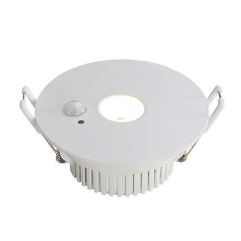 LED downlight cu senzor de mișcare infraroșu, încastrat în tavan, 85–265 V, 630–810 lm, 3000K/4000K/6000K
