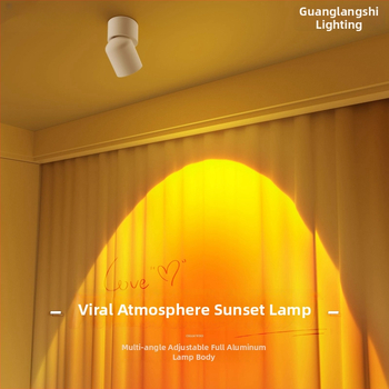 LED повърхностно монтиран прожектор с регулируем ъгъл за входно антре — модерен стил, алуминиев корпус, 220V, CRI≥95, бутонен превключвател