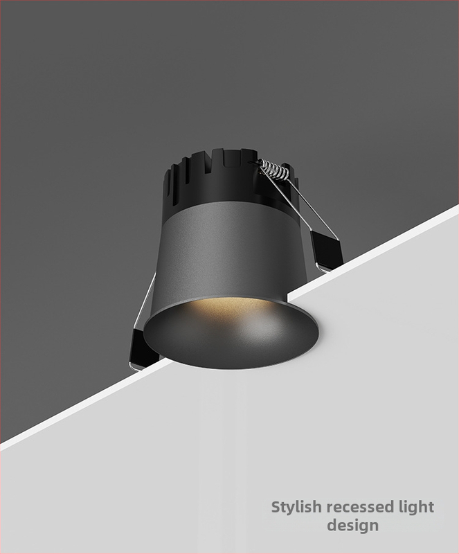 Pinton COB prožektor kumerate servadega raamita, 220V, nupu juhtimine, alumiiniumkorpus