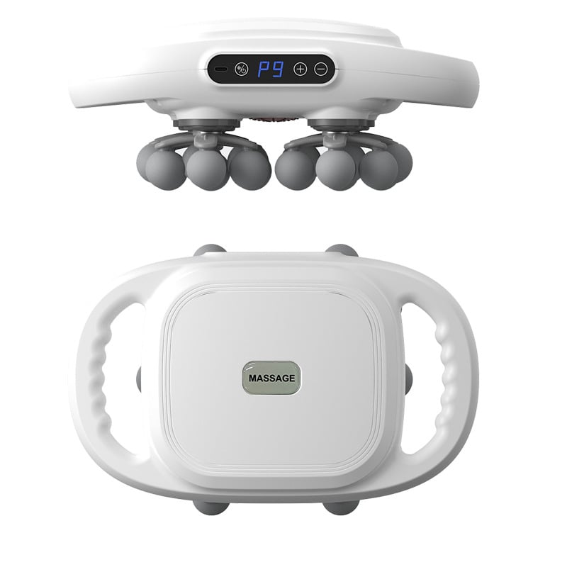 Masirač fascia s 6+ glavama, profesionalne razine za relaksaciju mišića i vrata, četkasti motor, LCD zaslon, 5+ brzina, ugrađena baterija 1200–2000 mAh, buka ispod 36 dB