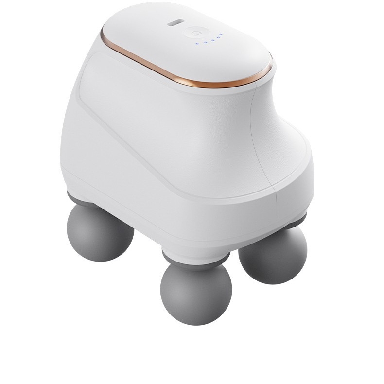 Kućni masažni pištolj s 4 glavama za opuštanje mišića, USB punjenje, 5+ brzina, LCD zaslon, buka 36–45 dB